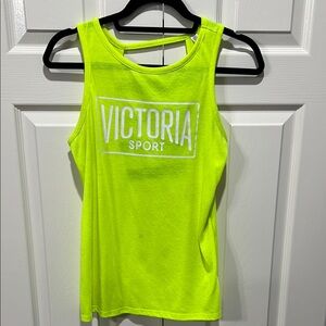 Victoria's Sport Neon Yellow Green Tank Top
